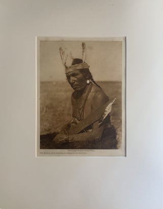 Item #274792 Fat Horse, with Insignia of a Blackfoot Soldier (original photogravure). Edward S....