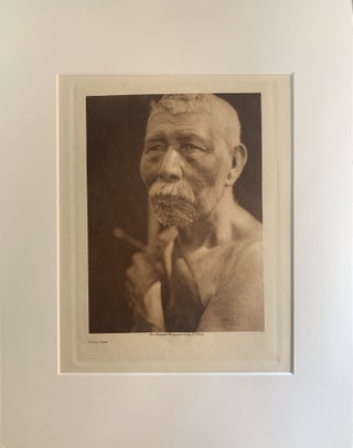 Item #274794 Hupa Man (original photogravure). Edward S. Curtis