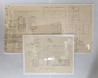 Item #274972 Samoa Cookhouse (2 pen and ink architectural drawings: showers, dry room and work...