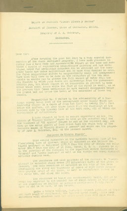 Item #275080 Report on Hacienda 'Tierra Blanca y Anexas', district of Jimenez, State of...