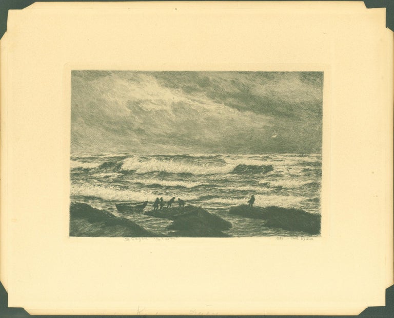 Item #275149 Skagen Storm (engraving). Carl Locher.