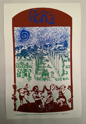 Item #275542 Pena: 2 Pena Organizada por Canto Nuevo Presentado en Teatro Gala (poster