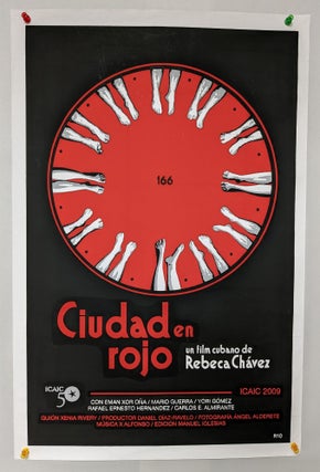 Item #275546 Ciudad en Rojo (movie poster). Rebeca Chavez, director
