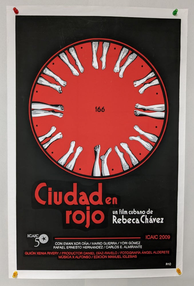 Item #275546 Ciudad en Rojo (movie poster). Rebeca Chavez, director.
