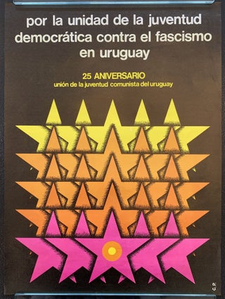 Item #275551 por la unidad de la juventud democratica contra el fascismo en uruguay. 25...