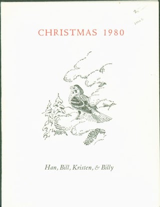 Item #275868 The Spruce (Christmas poem, 1980). William Heyen
