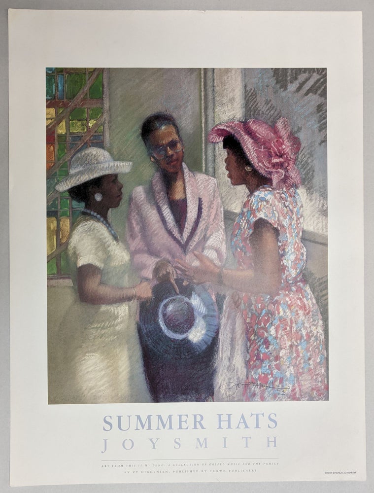 Item #276141 Summer Hats (poster). Joy Smith.