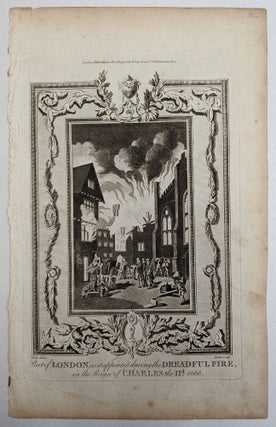 Item #277303 Part of London, as it appeared during the Dreadful Fire, in the Reign of Charles the...