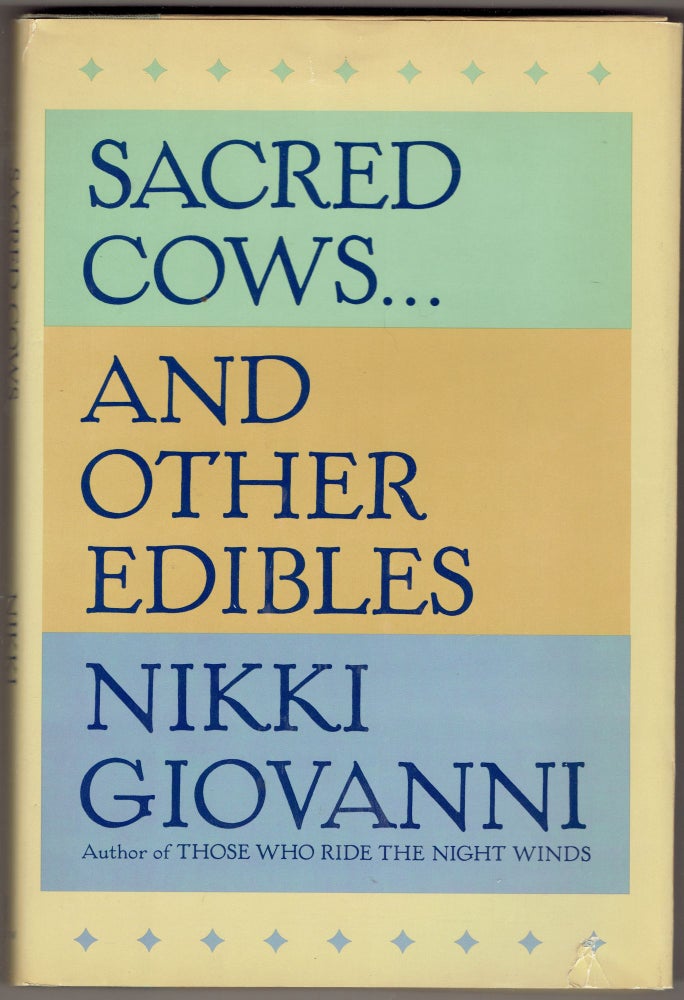 Item #277331 Sacred Cows and Other Edibles. Nikki Giovanni.