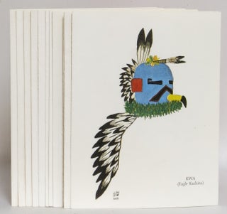 Item #277921 Kachina Masks (11 cards). Fredericks White Bear, Oswald, Kucha Honowah
