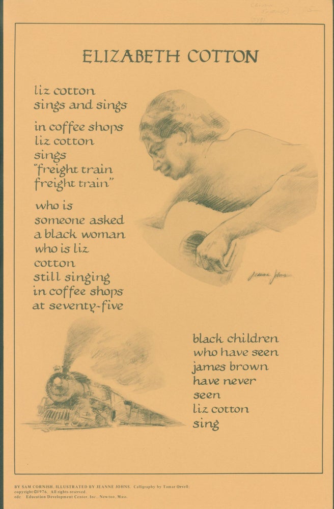 Item #278019 Elizabeth Cotton (poster). Sam Cornish.