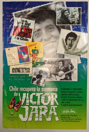 Item #278055 Chile recupera la memoria de Victor Jara (poster). Gobierno de Chile Consejo...