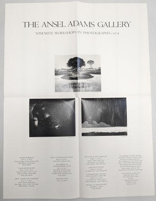 Item #278071 The Ansel Adams Gallery: Yosemite Workshops in Photography - 1974. Ansel Adams Gallery