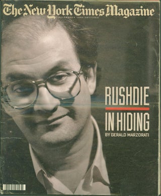 Item #279174 Rushdie in Hiding. If a Tree Falls in the Forest, They Hear It (Earth First)....