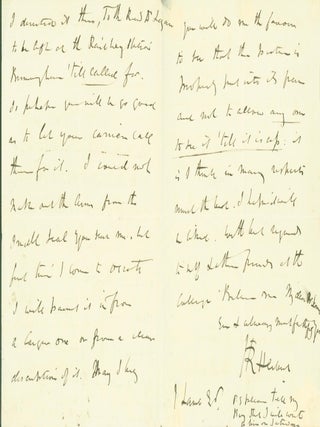 Autograph Letter Signed (ALS)