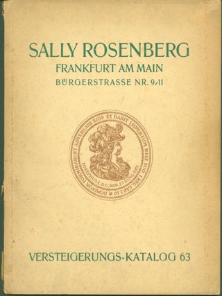 Item #279597 Versteigerungs-Katalog No. 63: Sammlung von Gold- und Silbermunzen und Medaillen mit...