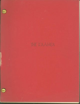 Item #280290 The Kramer' A Play in Two Acts (playscript). Mark Medoff