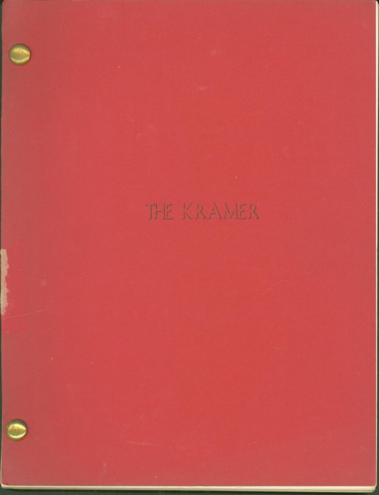 Item #280290 The Kramer' A Play in Two Acts (playscript). Mark Medoff.