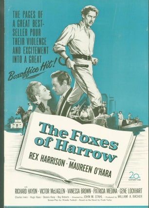 Item #280457 The Foxes of Harrow (pressbook). Twentieth Century-Fox Film Corporation
