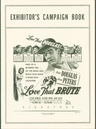 Item #280565 Love That Brute (exhibitor's campaign book/pressbook). Twentieth Century-Fox Film...
