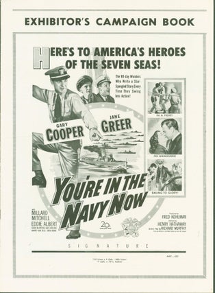 Item #280575 You're in the Navy Now (exhibitor's campaign book/pressbook). Twentieth Century-Fox...