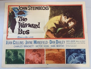 Item #280589 The Wayward Bus (original movie poster). John . Ivan Moffat . Victor Vicas . Charles...