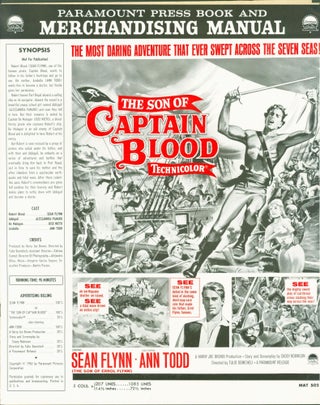 Item #280912 The Son of Captain Blood (pressbook and merchandising manual). screenplay, story,...