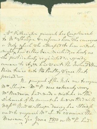 Item #281506 Autograph letter signed. Mary Pilkington