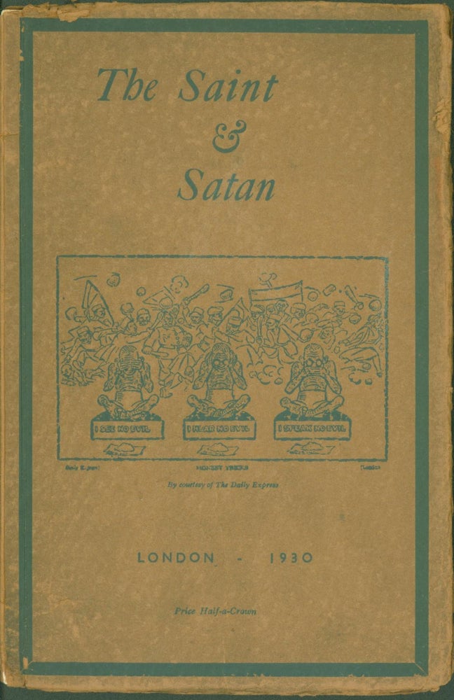Item #281686 The Saint and Satan. Melusa Moolson, Samuel Solomon.