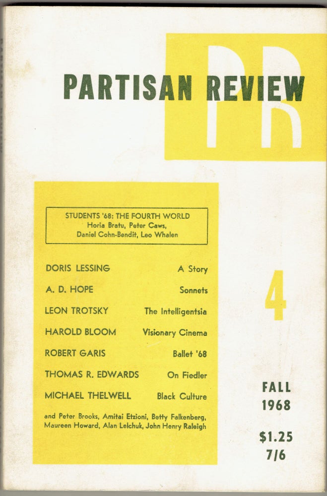 Item #282529 Partisan Review 4, Fall 1968. Doris Lessing.