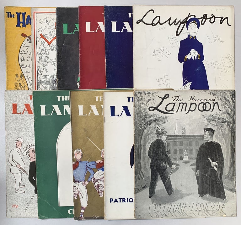 Item #282894 The Harvard Lampoon (10 Issues)