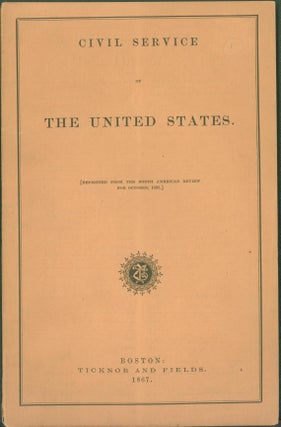Item #284467 Civil Service of the United States: Report presented by Mr. Jenckes, from the Joint...