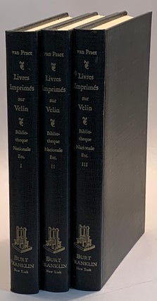 Item #284478 Catalogue de Livres Imprimes sur Velin qui se Trouvent dans des Bibliotheques tant...