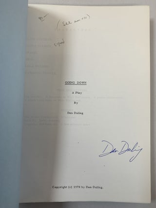 A Dream of Frankenstein: A Comedy of Maternal Darkness; Handful of Light; Going Down; Hard Road Home; Stranglehold (previously: Holding Patterns). Five playscripts