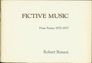 Item #287054 Fictive Music. Robert Bonazzi