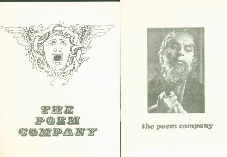 Item #287957 'The Poem Company' (2 pamphlets) (ephemera). The Poem Company.