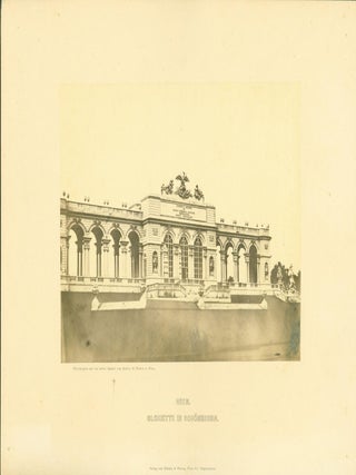 Item #288070 Gloriette in Schonbrunn (Vienna) (abumen photograph). unknown photographer