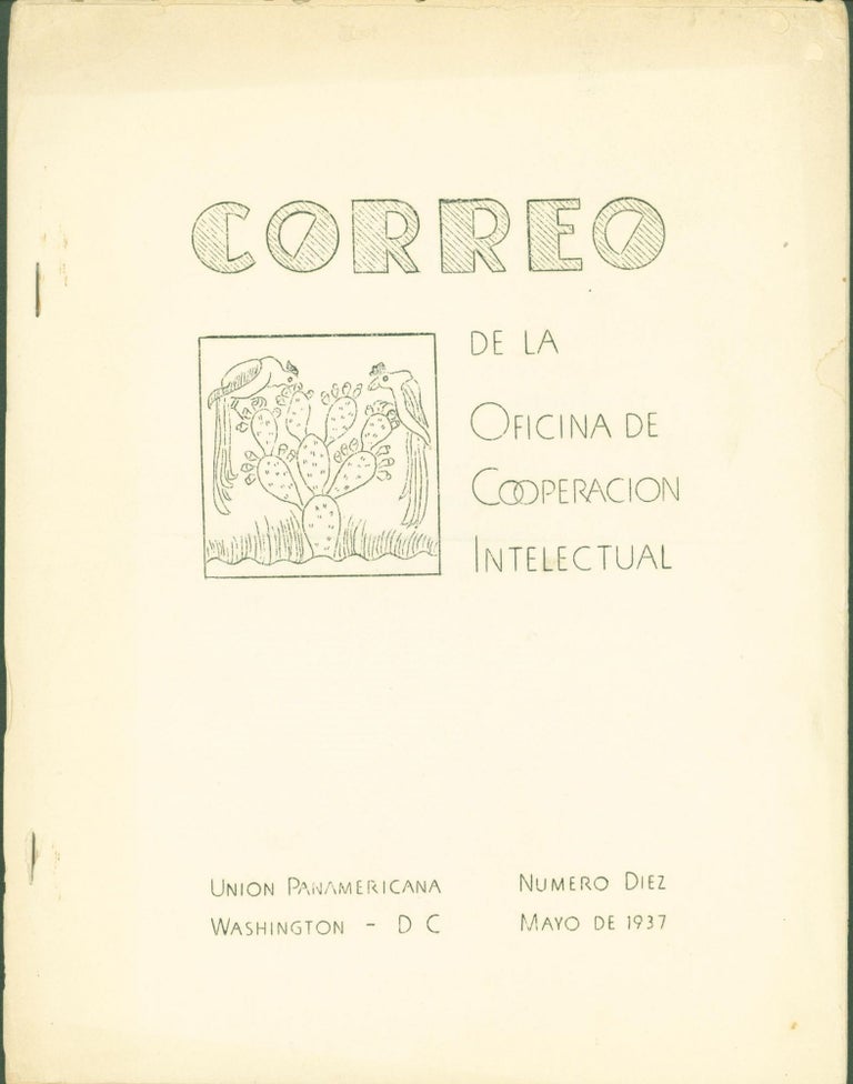 Item #288332 Correo de la Oficina de Cooperacion Intelectual. Numero dies, Mayo de 1937. Concha Romero James, director.