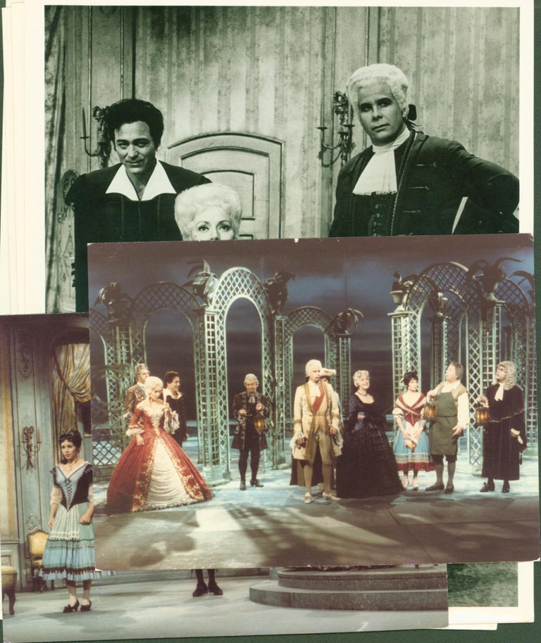 Item #289012 La Nozze di Figaro (The Marriage of Figaro) (staged opera production) (6 original photographs, 4 B/W, 2 color). Hans . Hamburg Philharmonic State Orchestra Schmidt-Isserstedt, conductor.