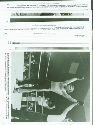 Item #289251 A Force of One (8 B/W movie stills). Pat E. Johnson, Paul . Alan Belkin Ernest...