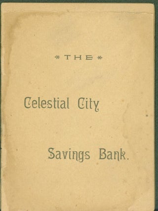 Item #289409 The Celestial City Savings Bank. Sarah P. Brigham