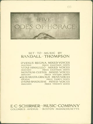 Item #289590 Quis Multa Gracilis Mens Voices E.C.S. Choral Music, No. 539; E. C. S. No. 739)...