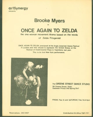 Item #289978 Brooke Myers in 'Once Again to Zelda' (poster). Brooke. Art Synergy. The Greene...