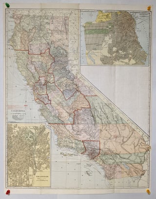 Item #290022 Map of California. McNally Rand, Co