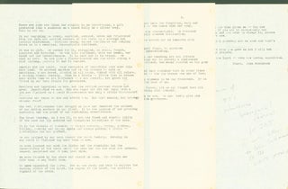 Item #290660 Typed letter unsigned. John to Eric Goldman Steinbeck, at White House