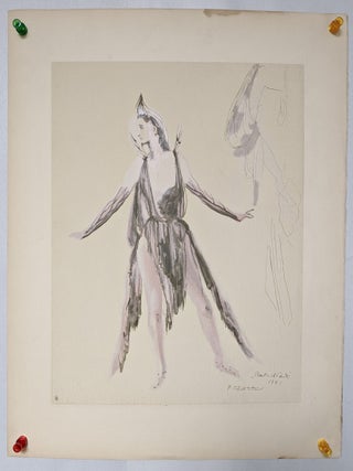 Item #291988 'Balustrade' (screenprint). Paul Tchelitchew