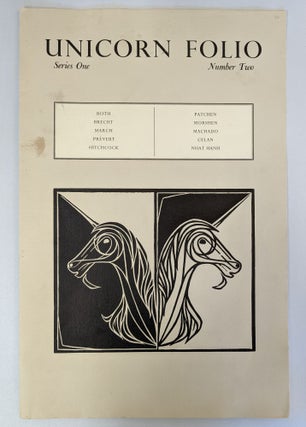 Item #292024 Unicorn Folio. Series One Number Two (broadsides). Alan Ken Maytag . Unicorn Press...