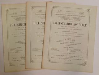 Item #292595 L'Illustration Horticole. 5me Serie. Tome XXXVII, 4me Volume, 3me Livraison, 20...