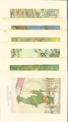 Item #292726 A Child's Garden of Verses (6 full-page color illustrations). Eloise Burns, Robert...