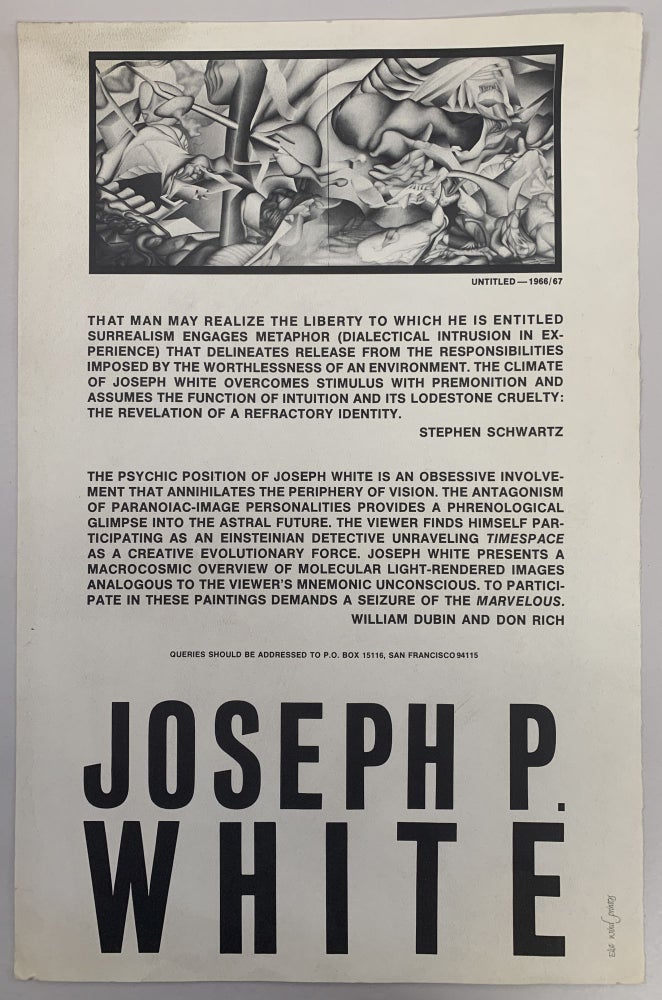 Item #292830 Untitled - 1966/67 (poster). Joseph P. White.